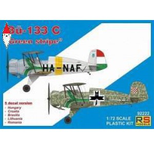, , , RS MODELS 1/72 BUCKER 133 C   GREEN STRIPE
