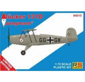 , , , RS MODELS 1/72 BUCKER BU-131D2 (DECALS V. FOR LUFTWAFFE)
