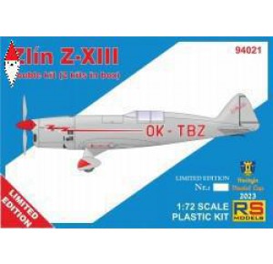 , , , RS MODELS 1/72 ZLIN Z-XIII   DOUBLE KIT