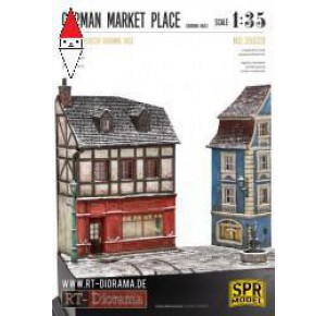 , , , RT-DIORAMA 1/35 DIORAMA-BASE: GERMAN MARKET PLACE