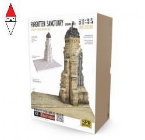 , , , RT-DIORAMA 1/35 DIORAMA BASE: SMALL CHURCH CORNER FORGOTTEN SANCTUARY