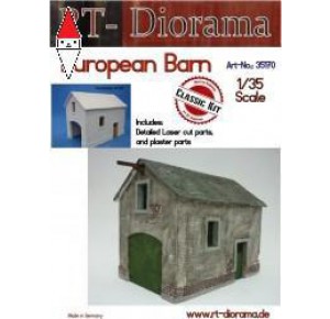 , , , RT-DIORAMA 1/35 EUROPEAN BARN (STANDARD)