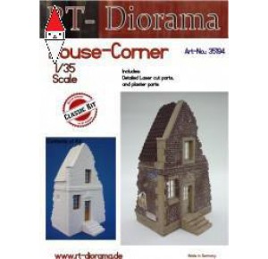 , , , RT-DIORAMA 1/35 HOUSE-CORNER (STANDARD)