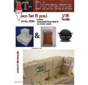 , , , RT-DIORAMA 1/35 HESCO SET (5 PCS.) (STANDARD)
