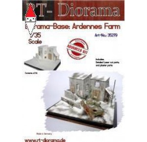 , , , RT-DIORAMA 1/35 DIORAMA-BASE: ARDENNES FARM (STANDARD)
