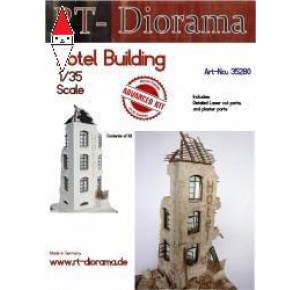 , , , RT-DIORAMA 1/35 HOTEL BUILDING (STANDARD)
