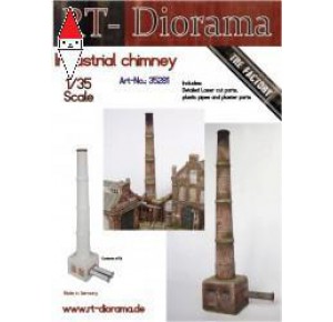 , , , RT-DIORAMA 1/35 INDUSTRIAL CHIMNEY (STANDARD)