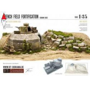 , , , RT-DIORAMA 1/35 FRENCH FIELD FORTIFICATION (INC BASE) (STANDARD)