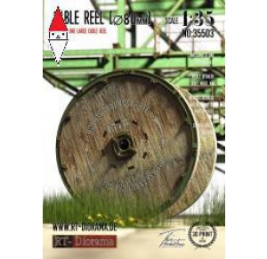 , , , RT-DIORAMA 1/35 CABLE REEL SET (1 PCS. LARGE)