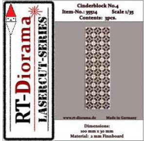 , , , RT-DIORAMA 1/35 CINDERBLOCK NO.4