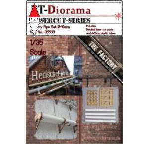 , , , RT-DIORAMA 1/35 FACTORY PIPE SET 10MM (3X15CM)
