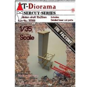 , , , RT-DIORAMA 1/35 VENTILATION SHAFT 10X20MM