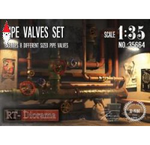 , , , RT-DIORAMA 1/35 PIPE VALVES SET