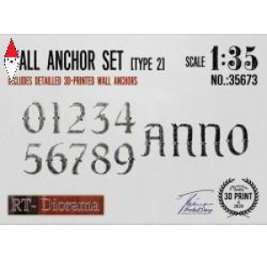 , , , RT-DIORAMA 1/35 WALL ANCHOR SET (TYPE 2)