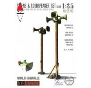 , , , RT-DIORAMA 1/35 SIRENS AND LOUDSPEAKER SET