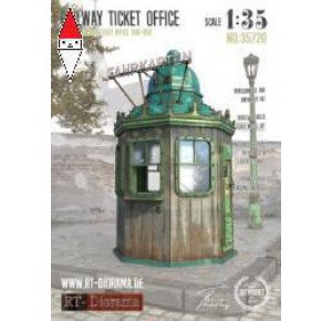 , , , RT-DIORAMA 1/35 RAILWAY TICKET OFFICE