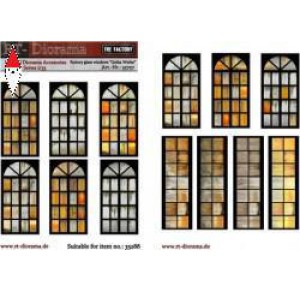 , , , RT-DIORAMA 1/35 PRINTED ACCESORIES: FACTORY GLASS WINDOWS  GOTHA WERKE