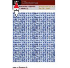 , , , RT-DIORAMA 1/35 PRINTED ACCESORIES: WALL AND FLOOR TILES NR.5