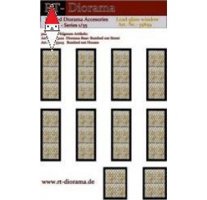 , , , RT-DIORAMA 1/35 PRINTED ACCESORIES: LEAD-GLASS WINDOWS (SMAL)