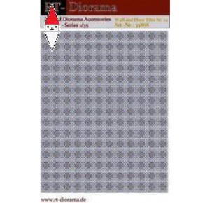 , , , RT-DIORAMA 1/35 PRINTED ACCESORIES: WALL AND FLOOR TILES NR.14