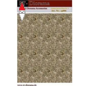 , , , RT-DIORAMA 1/35 PRINTED ACCESORIES: GRANITE BROWN FLOOR NR.8