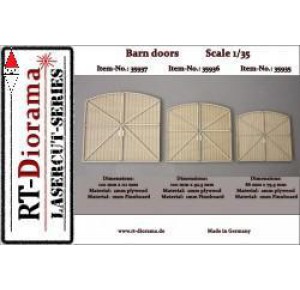 , , , RT-DIORAMA 1/35 LASERCUT: DOPPELTOR 43X79.5 (SCHEUNENTOR)