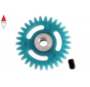 , , , SCALEAUTO NYLON AW GEAR 30TH. FOR 3/32 AXLE M50. DIAM. 15.8MM -GREEN- SIT