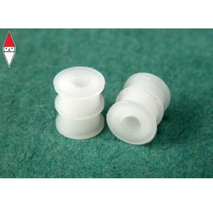 , , , SCALEAUTO NYLON BUSHING TRIPLE FLANGED FOR 5MM. X 3/32