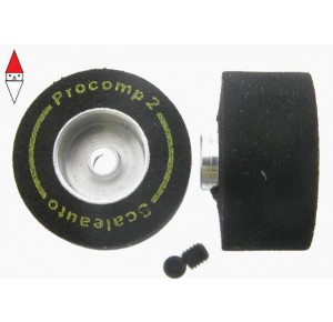 , , , SCALEAUTO PROCOMP-2 PLAFIT AXLE WHEEL: EX. DIAM: 20.5MM. WIDTH: 11MM.