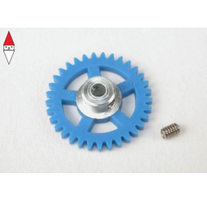 , , , SCALEAUTO NYLON SPUR GEAR 33TH. FOR 3/32 AXLE M50. DIAM. 17.5MM -BLUE-