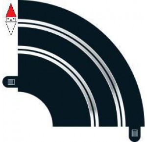 , , , SCALEXTRIC CURVA 90 RAGGIO 1 (2)
