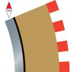 , , , SCALEXTRIC BORDO INTERNO 22.5 RAGGIO 2 (4)
