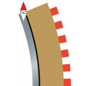 , , , SCALEXTRIC BORDO INTERNO 22.5 RAGGIO 3 (4)