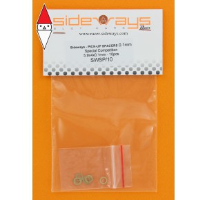 , , , SIDEWAYS PICK-UP SPACERS 0.10MM - SPECIAL COMPETITION 5.9X4X0.10MM - 10X
