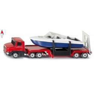 , , , SIKU LOW LOADER WITH BOAT