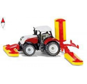 , , , SIKU STEYR WITH POTTINGER MOWER COMBINATION