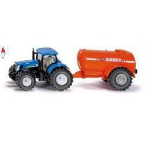 , , , SIKU 1/50 TRACTOR WITH SINGLE AXLE VACUUM TANKER
