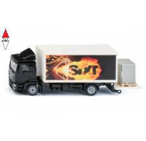 , , , SIKU 1/50 MAN TRUCK WITH BOX BODY AND TAIL LIFT SIXT