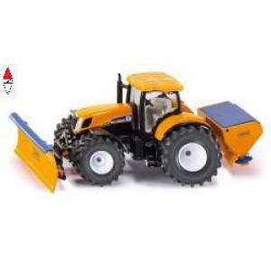 , , , SIKU 1/50 TRACTOR WITH PLOUGHING PLATE AND SALT SPREADER