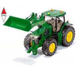 , , , SIKU 1/32 JOHN DEERE 7310R WITH FRONT LOADER AND BLUETOOTH APP CONTROL