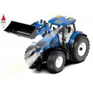 , , , SIKU 1/32 NEW HOLLAND T7.315 WITH FRONT LOADER AND BLUETOOTH APP CONTROL