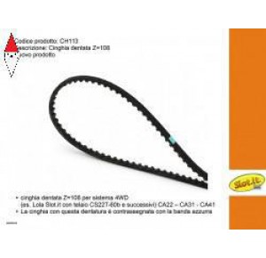 , , , SLOT.IT CINGHIA DENTATA Z=108 PER SISTEMA 4WD