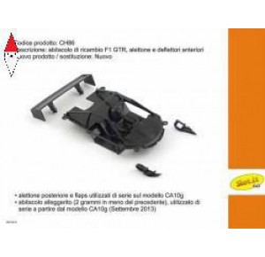 , , , SLOT.IT F1 GTR REPLACEMENT COCKPIT AND REAR AND FRONT SPOILERS