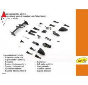 , , , SLOT.IT LOLA ASTON MARTIN DBR1-2 TEARPROOF PARTS (PARTI IN PLASTICA)