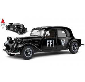 , , , 1/18 Solido Citroen 11CV Traction 1937 Red Cream 1800907