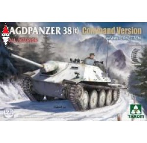 , , , TAKOM 1/35 JAGDPANZER 38(T) COMMAND VERSION WITH WINTERKETTEN FULL INTERIOR