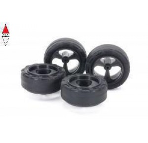 , , , TAMIYA GOMME STRETTE 24MM + CERCHI CARBON
