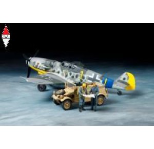 , , , TAMIYA 1/48 US MESSERSCHMITT BF109 G-6 WITH KUBELWAGEN TYPE 82