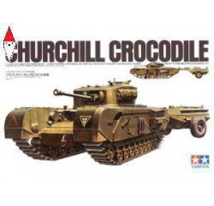 , , , TAMIYA 1/35 CHURCHILL CROCODILE