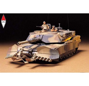 , , , TAMIYA 1/35 U.S. M1A1 ABRAMS WITH MINE PLOW